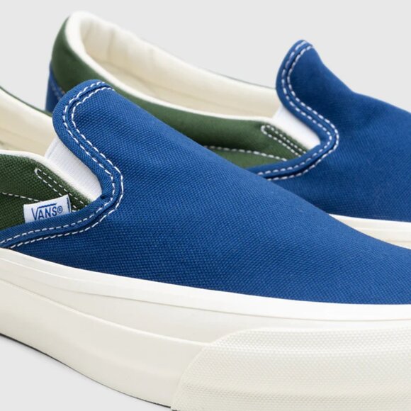 COPY - Vans Slip-On Reissue 98 SP LX BMX Blue Green VN000CSEY7G Mens 10 Skate S… - Picture 11 of 14